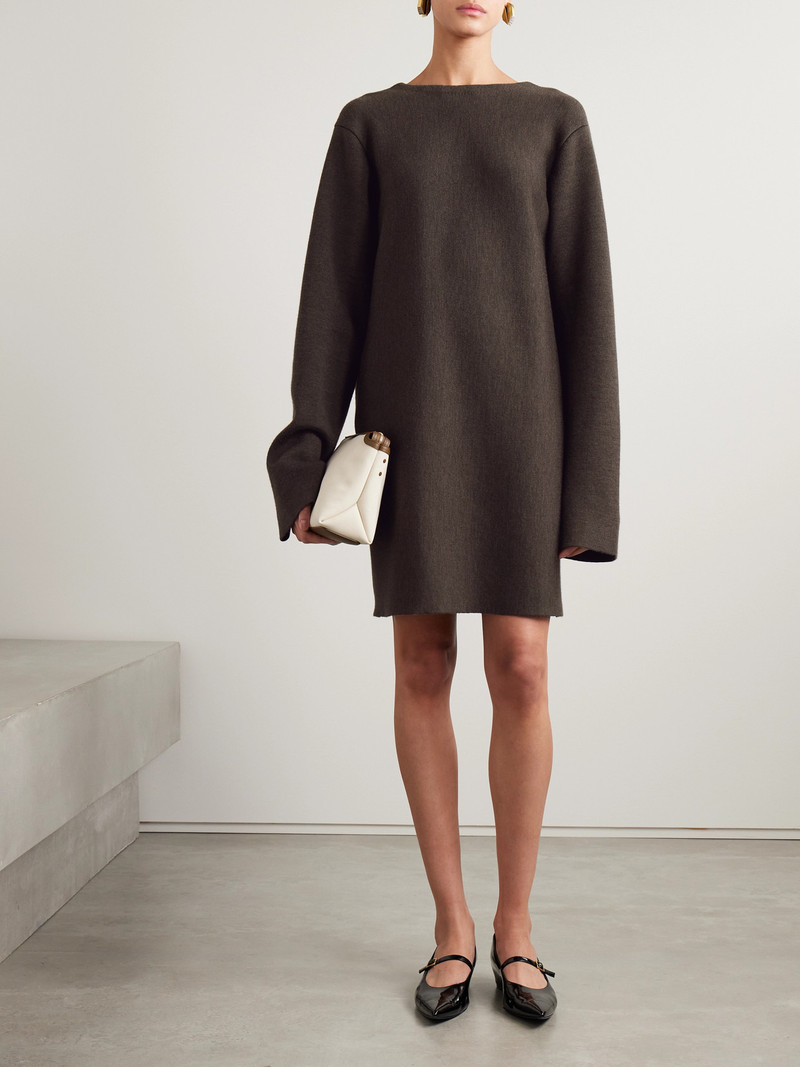 KHAITE Elle Wool-blend Mini Dress outlook
