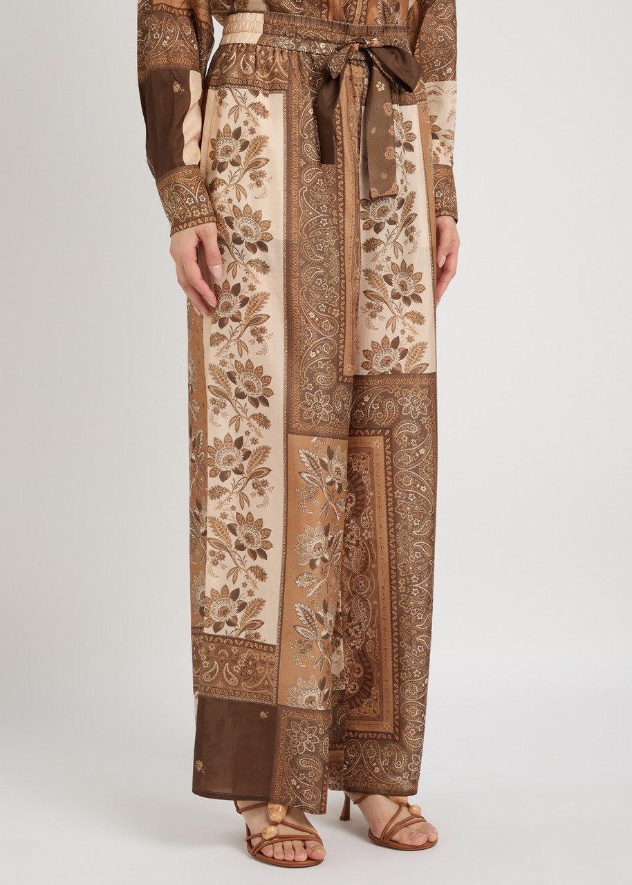 Zimmermann Lucky Printed Silk Trousers - 2