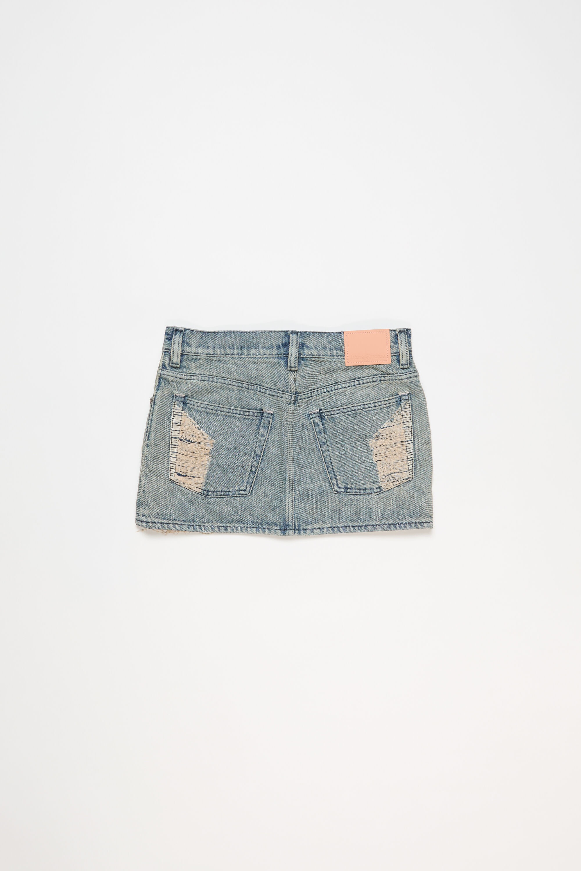 Denim mini skirt - Mid blue - 2