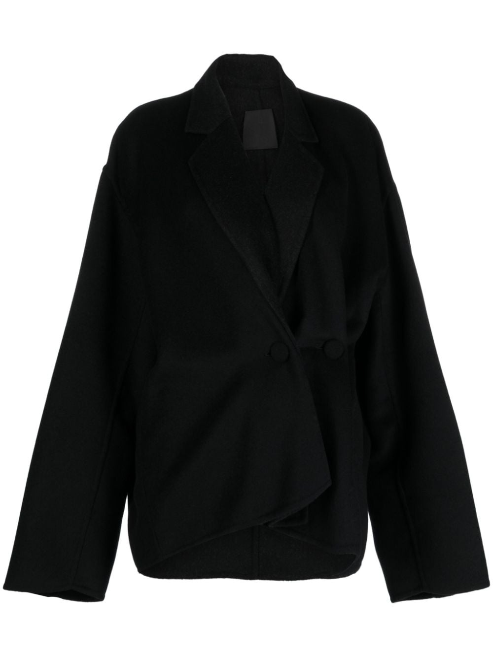 double-face wool-cashmere jacket - 1