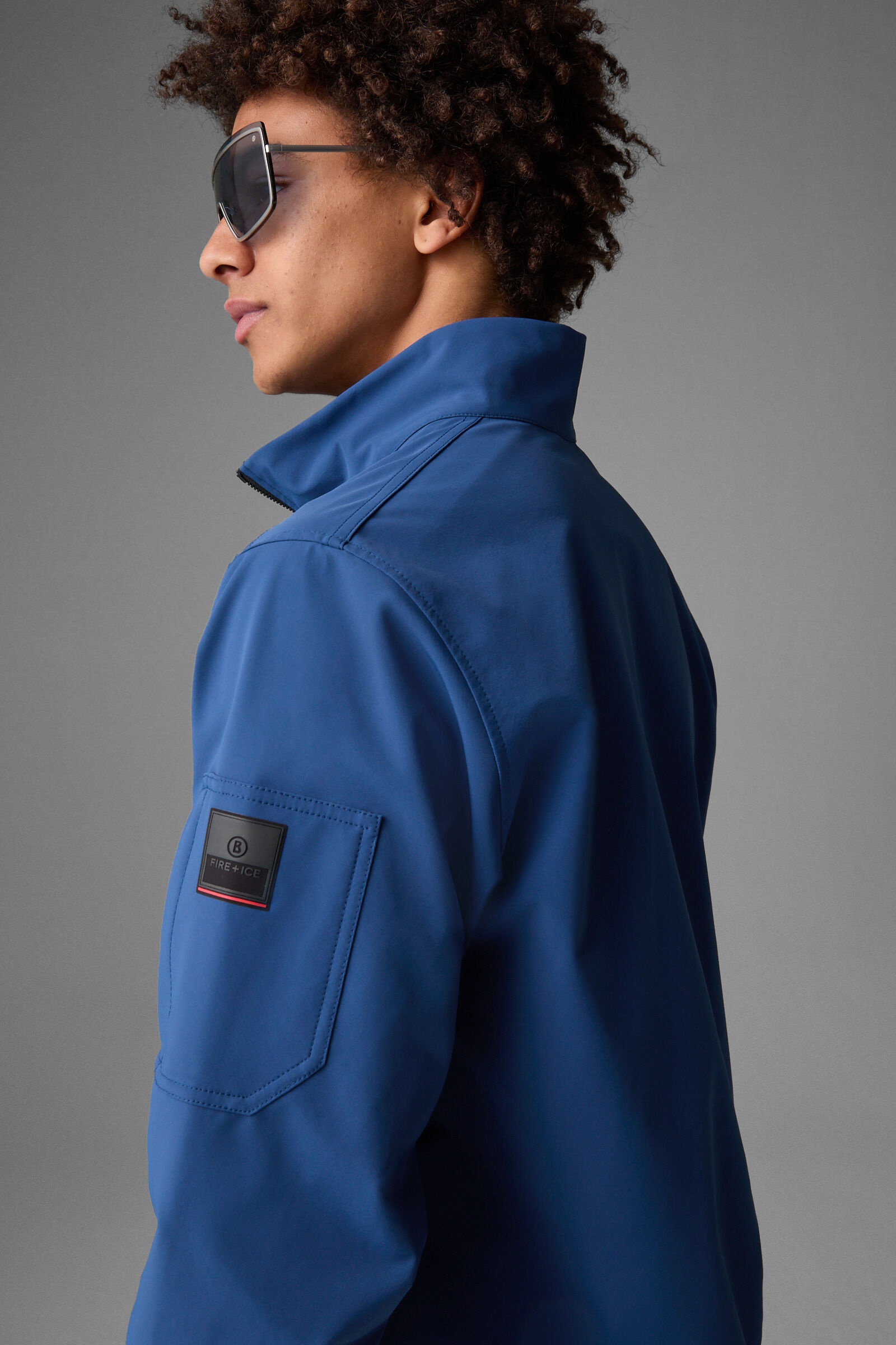 Simeon Softshell jacket in Blue - 6