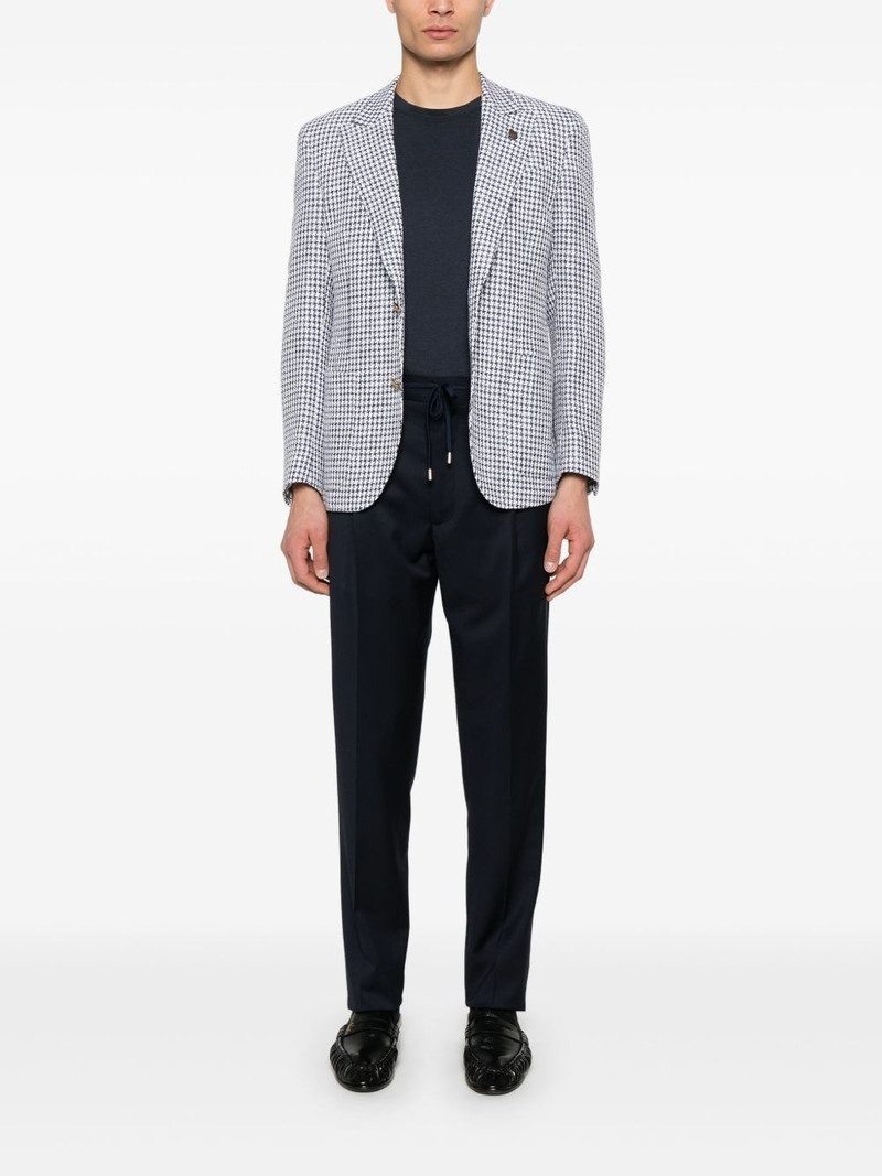 LARDINI virgin-wool tapered trousers outlook