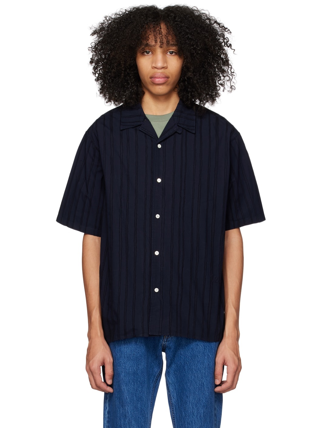 Navy Carsten Shirt - 1