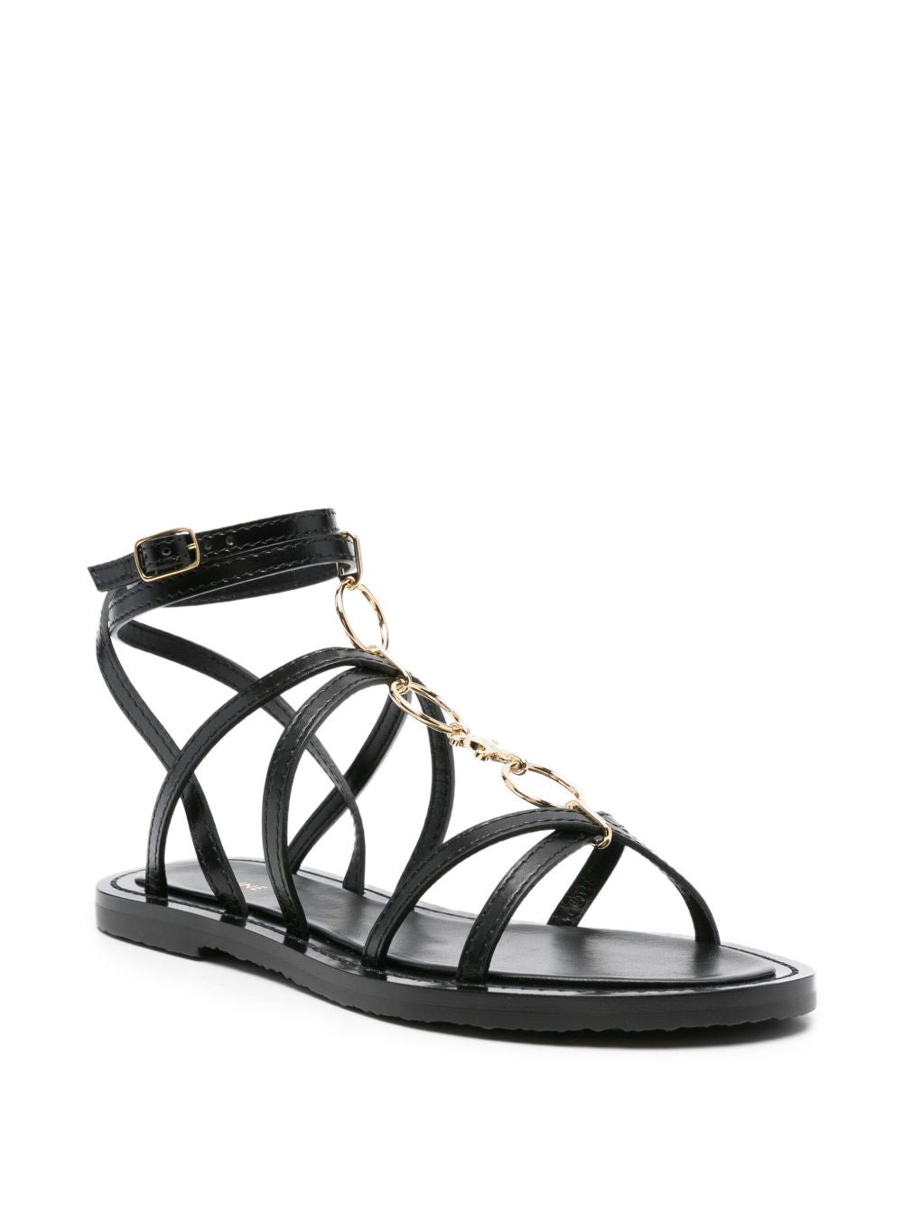 Celine Women Lympia Leather Sandals - 4