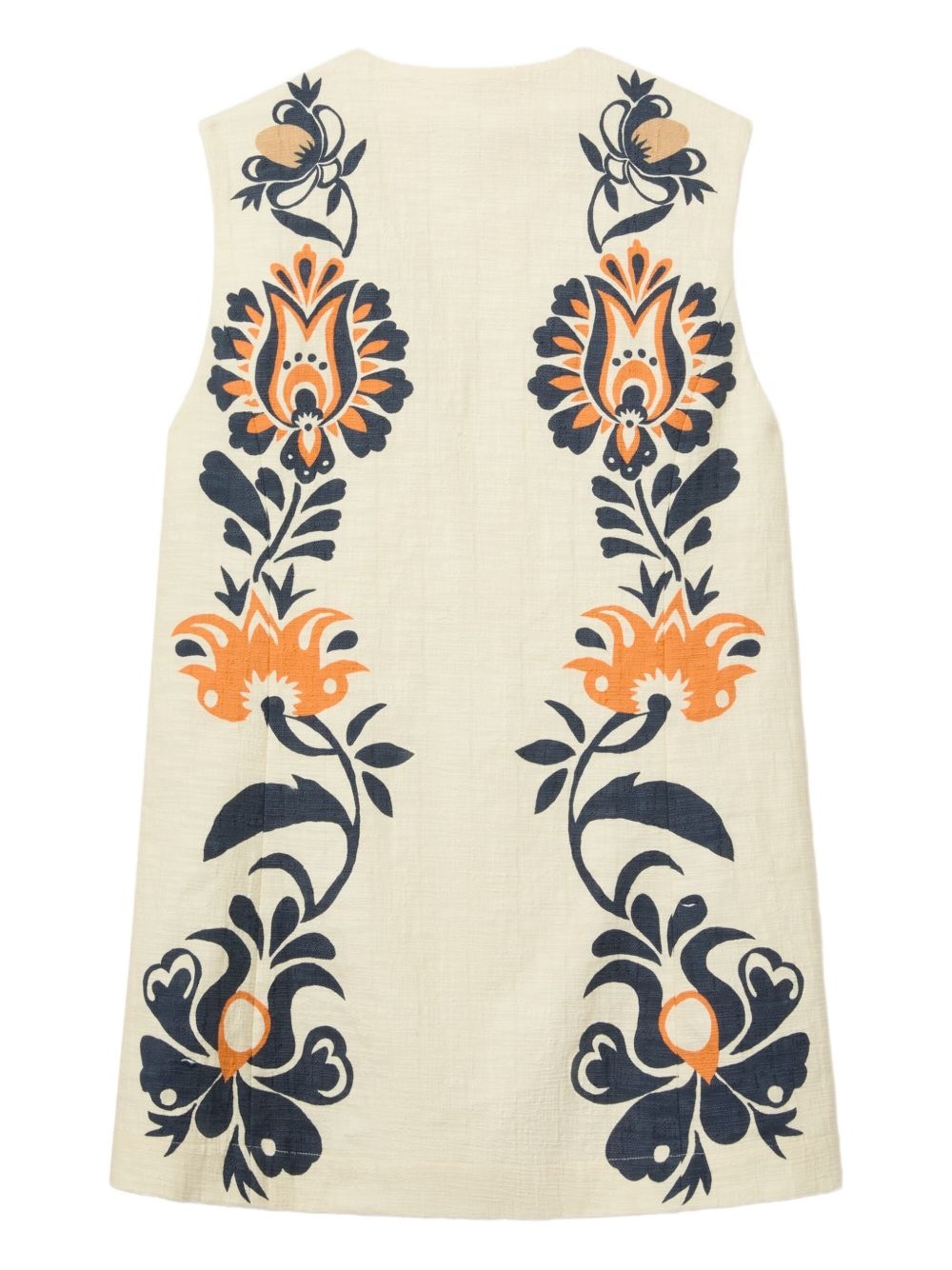 floral sleeveless tunic dress - 4