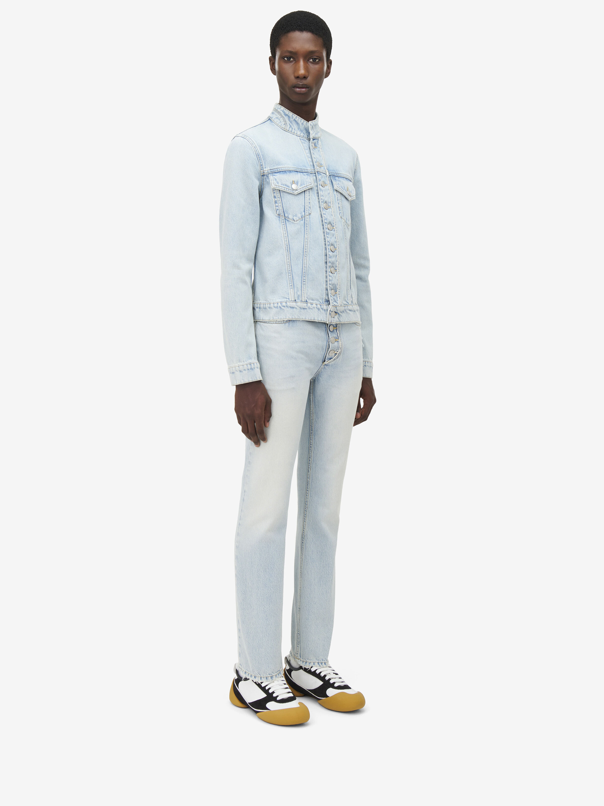 Stonewashed Slim Fit Jeans - 2
