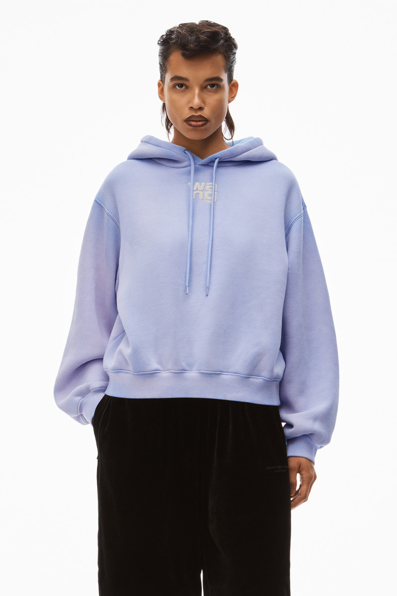 PUFF LOGO HOODIE IN ESSENTIAL TERRY 2