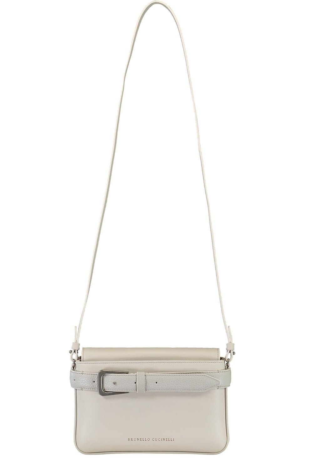 Buckle Crossbody - White - 1