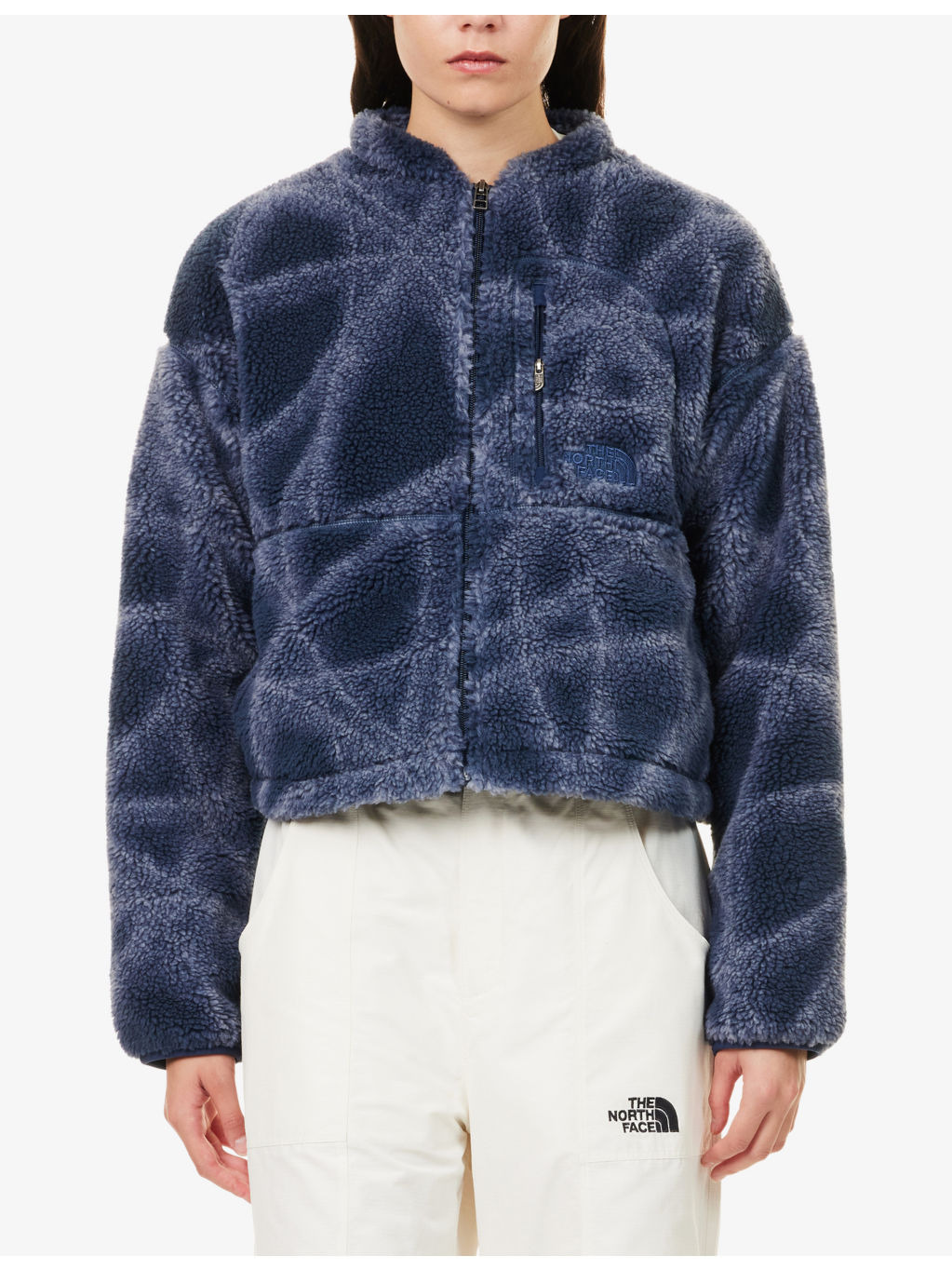 Ex Pile Logo-Embroidered Fleece Jacket - 3