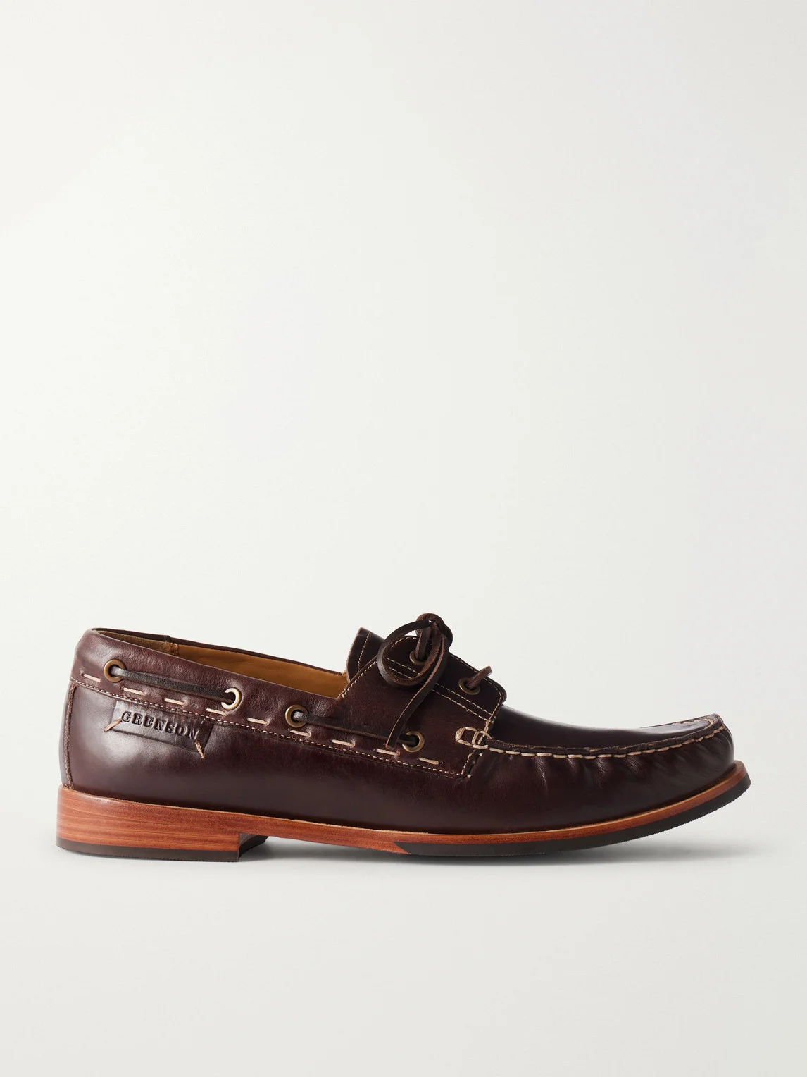 Claude Leather Boat Shoes - 1