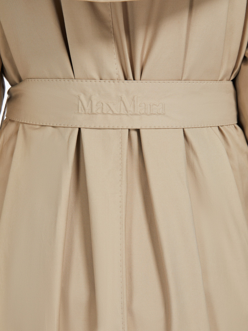UTRENCH Oversized trench coat in water-repellent twill 5