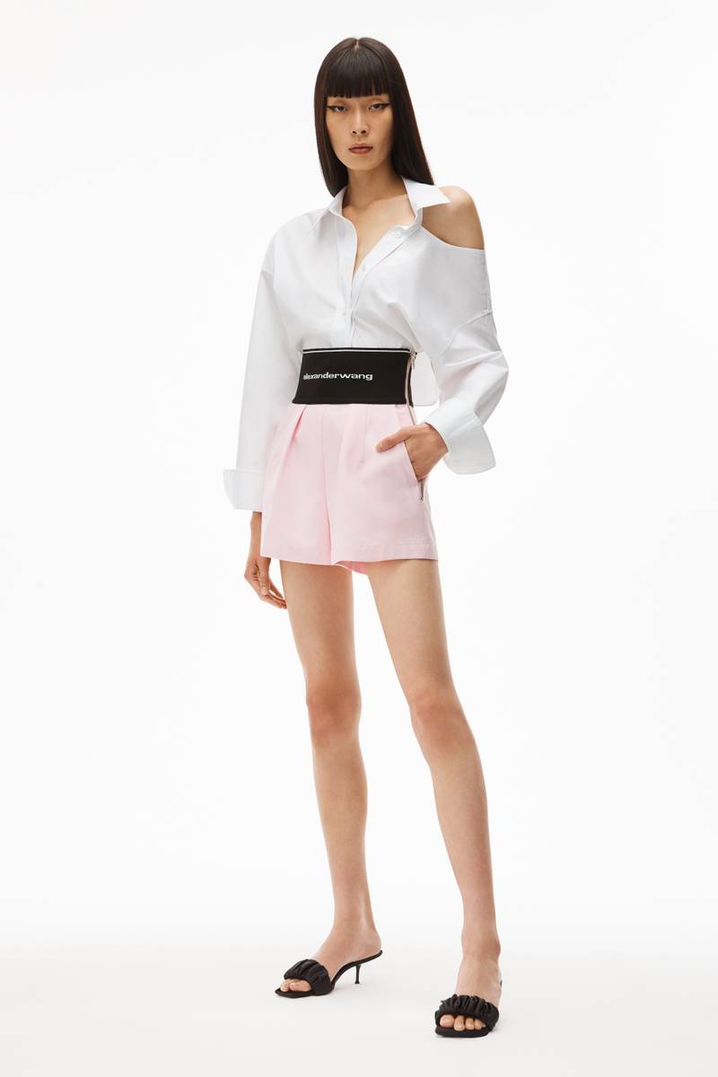 Alexander Wang SAFARI SHORT IN COTTON TAILORING outlook