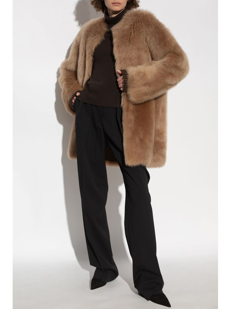 FABIANA FILIPPI shearling jacket outlook