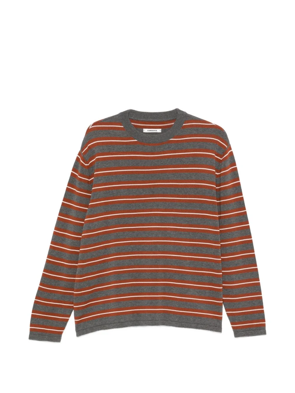 long-sleeve striped sweater - 1
