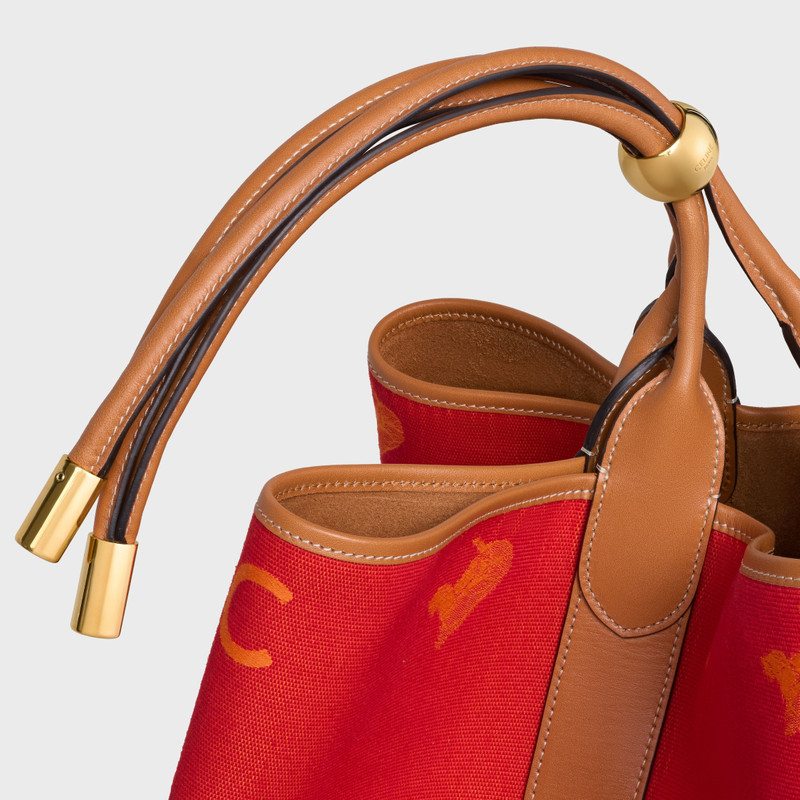 LARGE DROP BUCKET BAG IN JACQUARD C SULKY TEXTILE 8