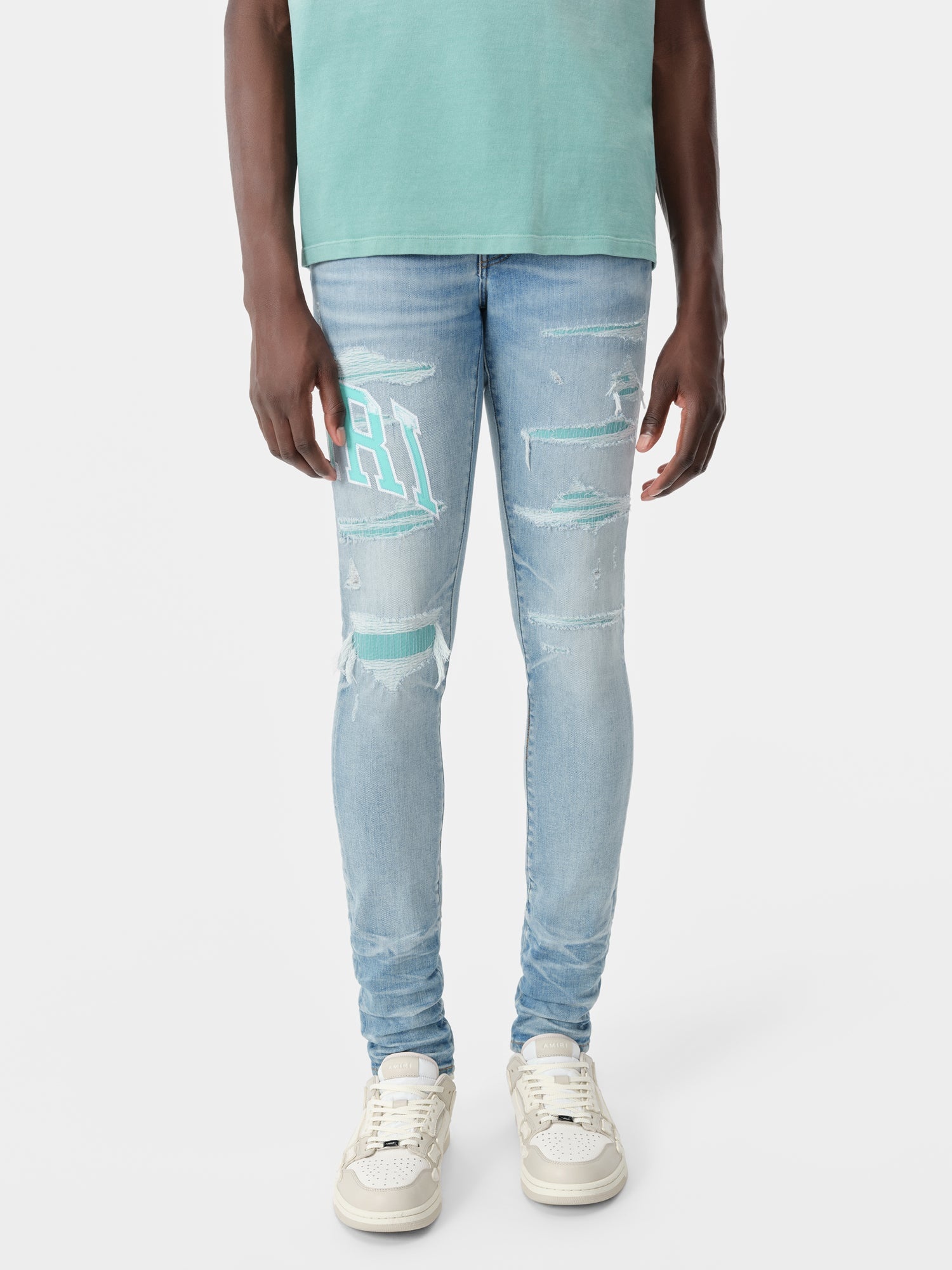 VARSITY LOGO REPAIR JEAN - 3