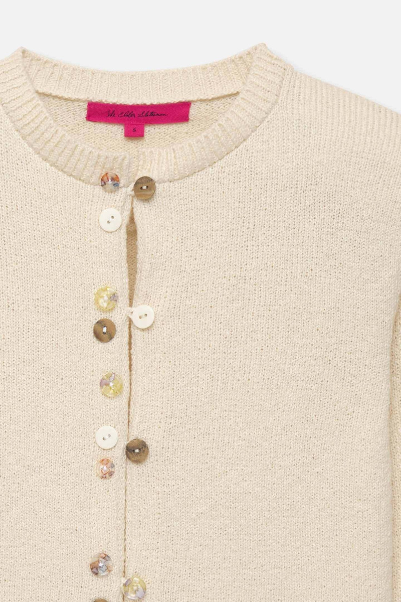 NORA LITE CREW CARDIGAN 5