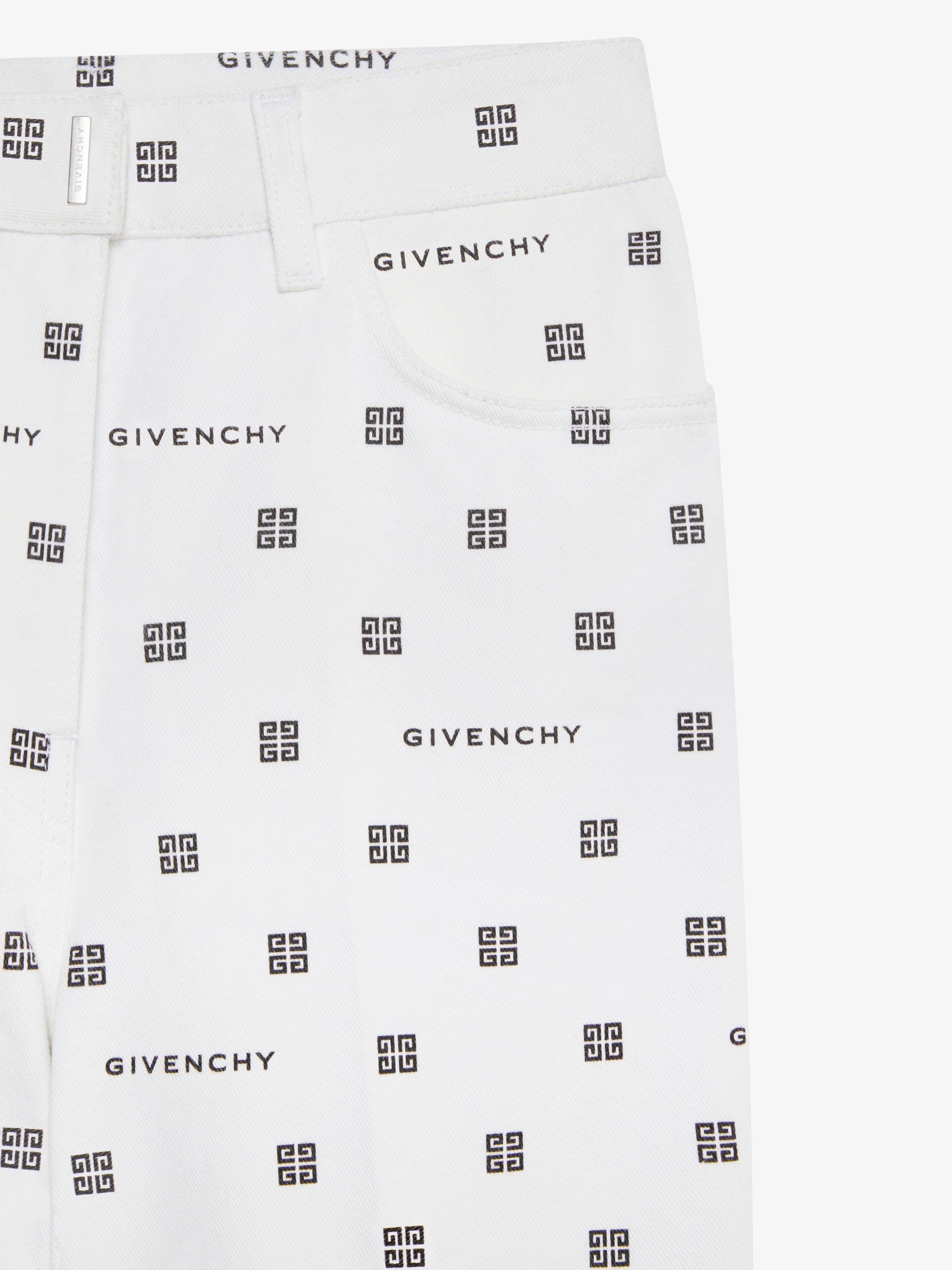 SLIM FIT JEANS IN GIVENCHY 4G JACQUARD - 5