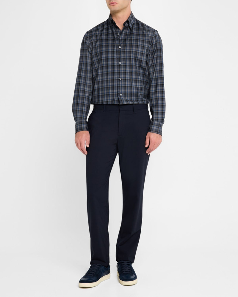 Brioni Men's Wool Check Casual Button-Down Shirt outlook