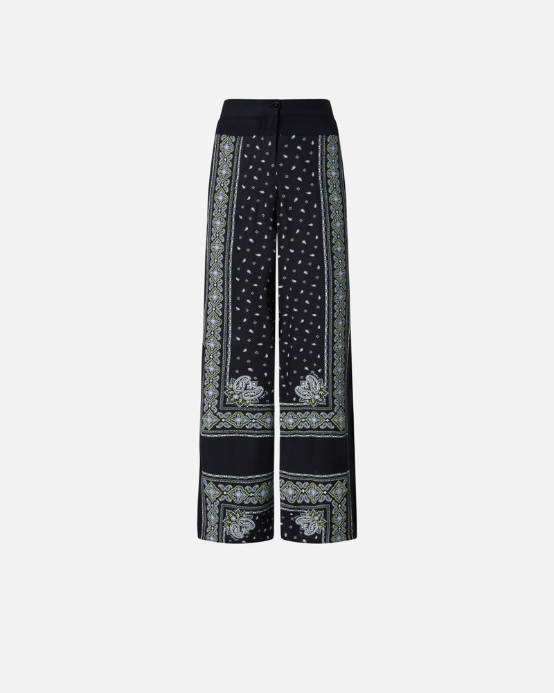 BANDANA PRINT와 LIGHTWEIGHT WIDE-LEG TROUSERS - 1