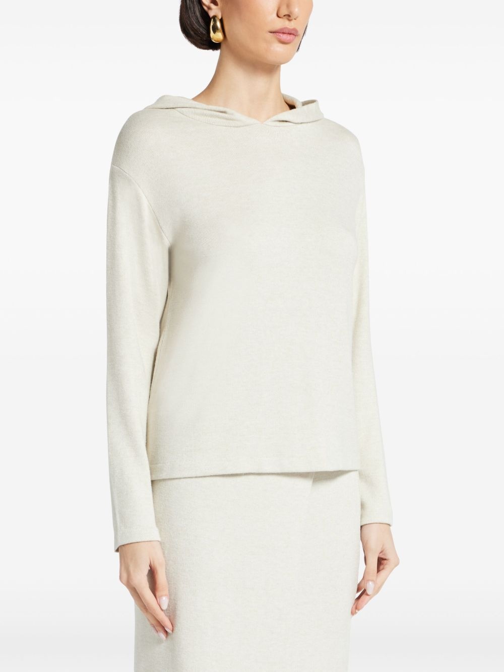 knitted hoodie - 3