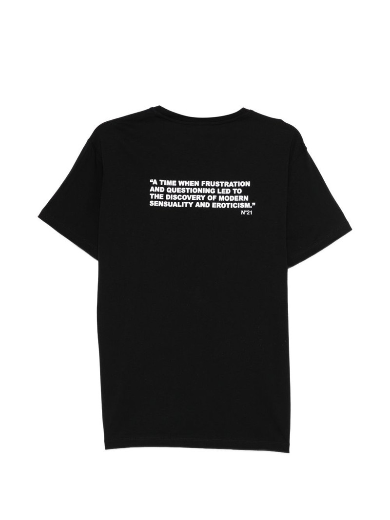 N°21 logo-detail  T-shirt outlook