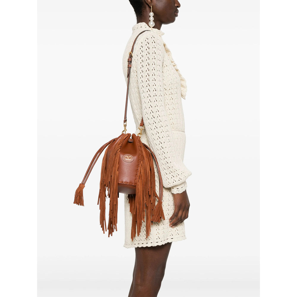 Valentino Garavani Brown Bucket Bags Women - 3