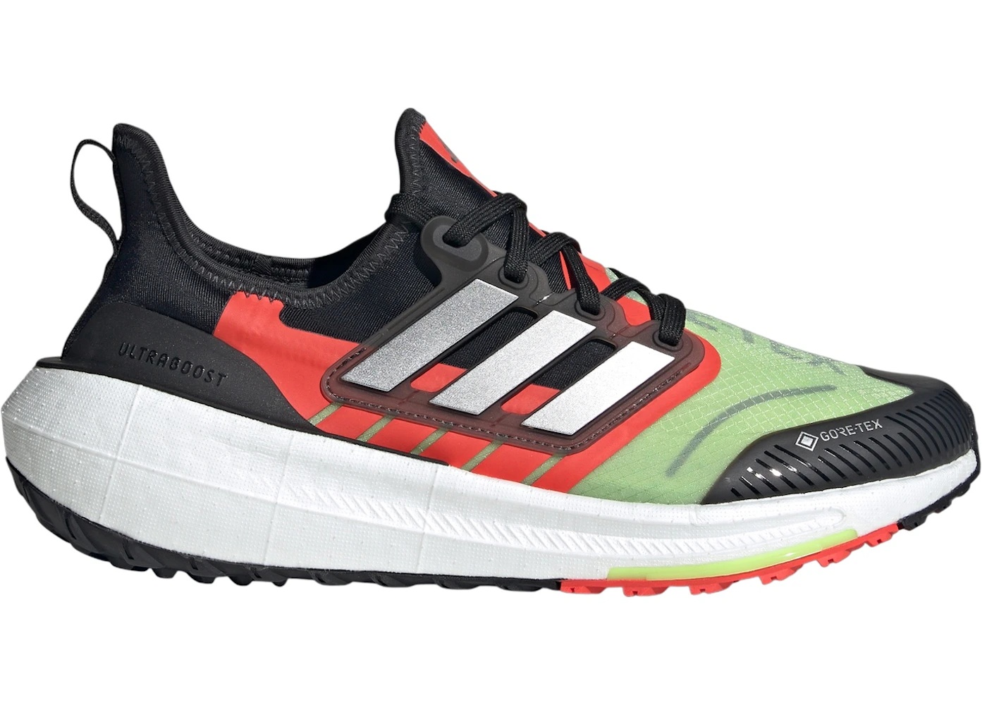 adidas Ultra Boost Light Gore-Tex Core Black Silver Metallic Lucid Lemon - 1