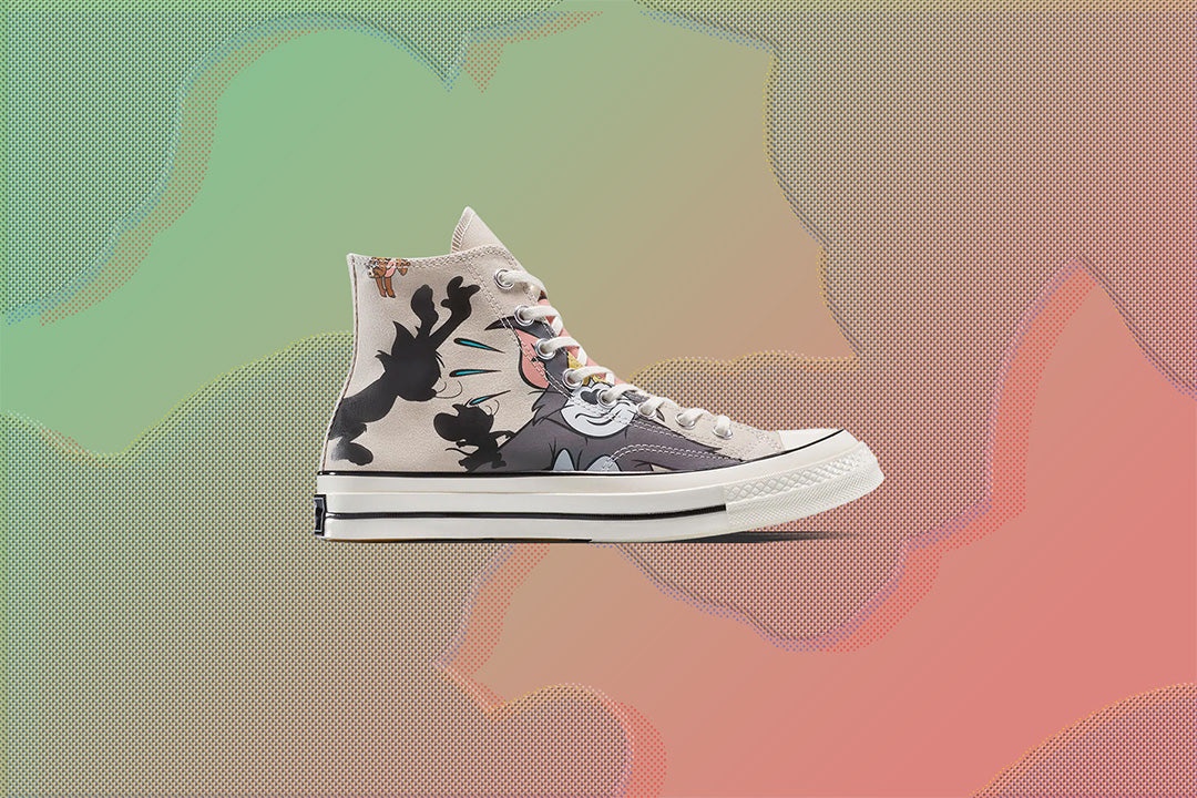 CONVERSE X TOM AND JERRY CHUCK 70 HI - GREY/EGRET - 5
