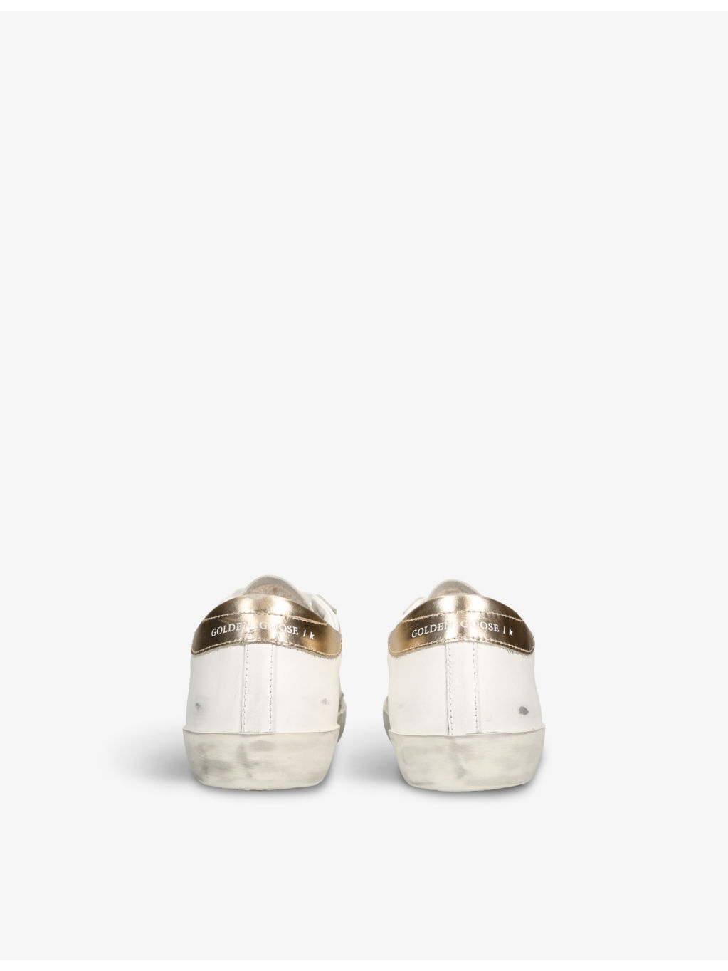 Superstar star-applique low-top leather trainers - 4