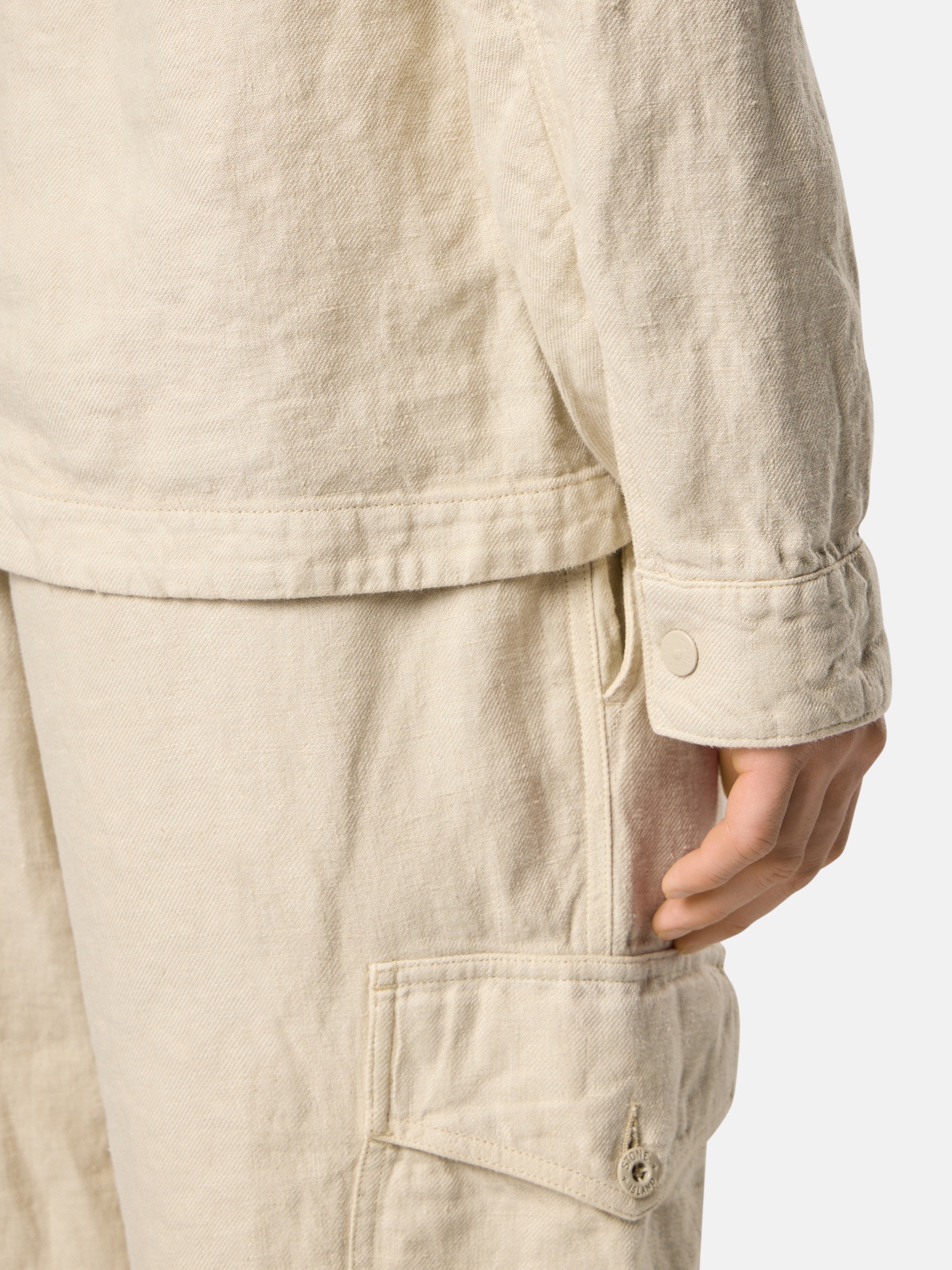 1200010 DIAGONAL LINEN_STONE ISLAND GHOST - 6