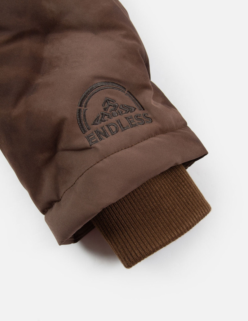 Embossed Graphics Tie Dye Print Down Jacket 8