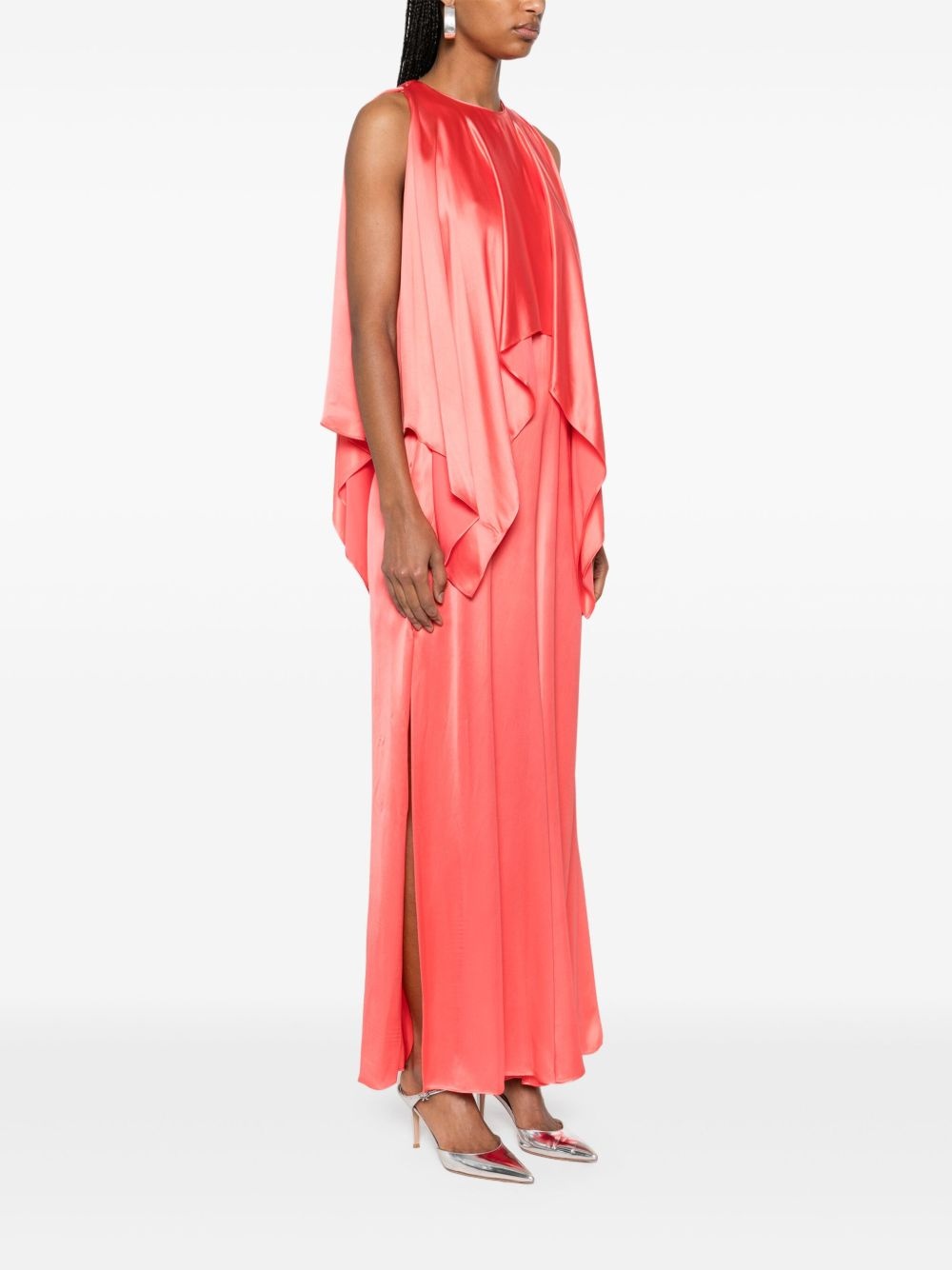 layered maxi dress - 3