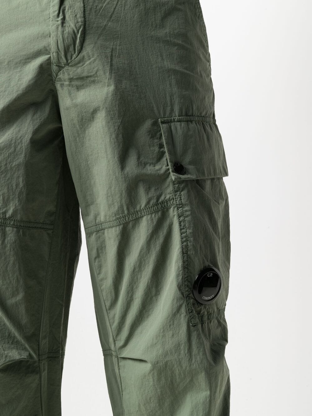 logo-patch cargo trousers - 5