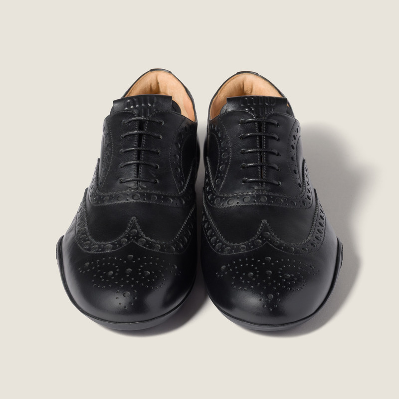 Calf leather brogue shoes 4