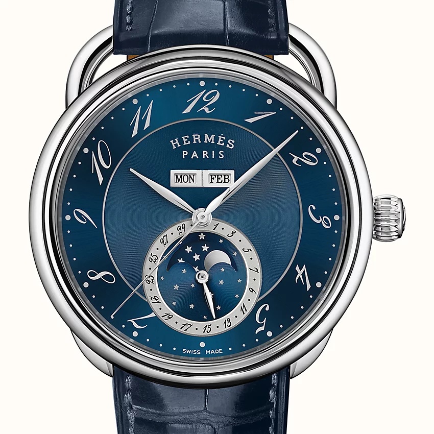 Arceau Grande Lune watch, 43 mm - 3