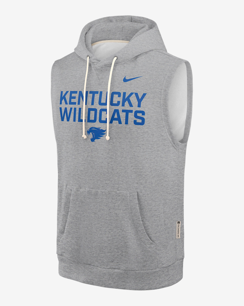 Kentucky Sideline Men's Nike Dri-FIT College Sleeveless Pullover Hoodie 1