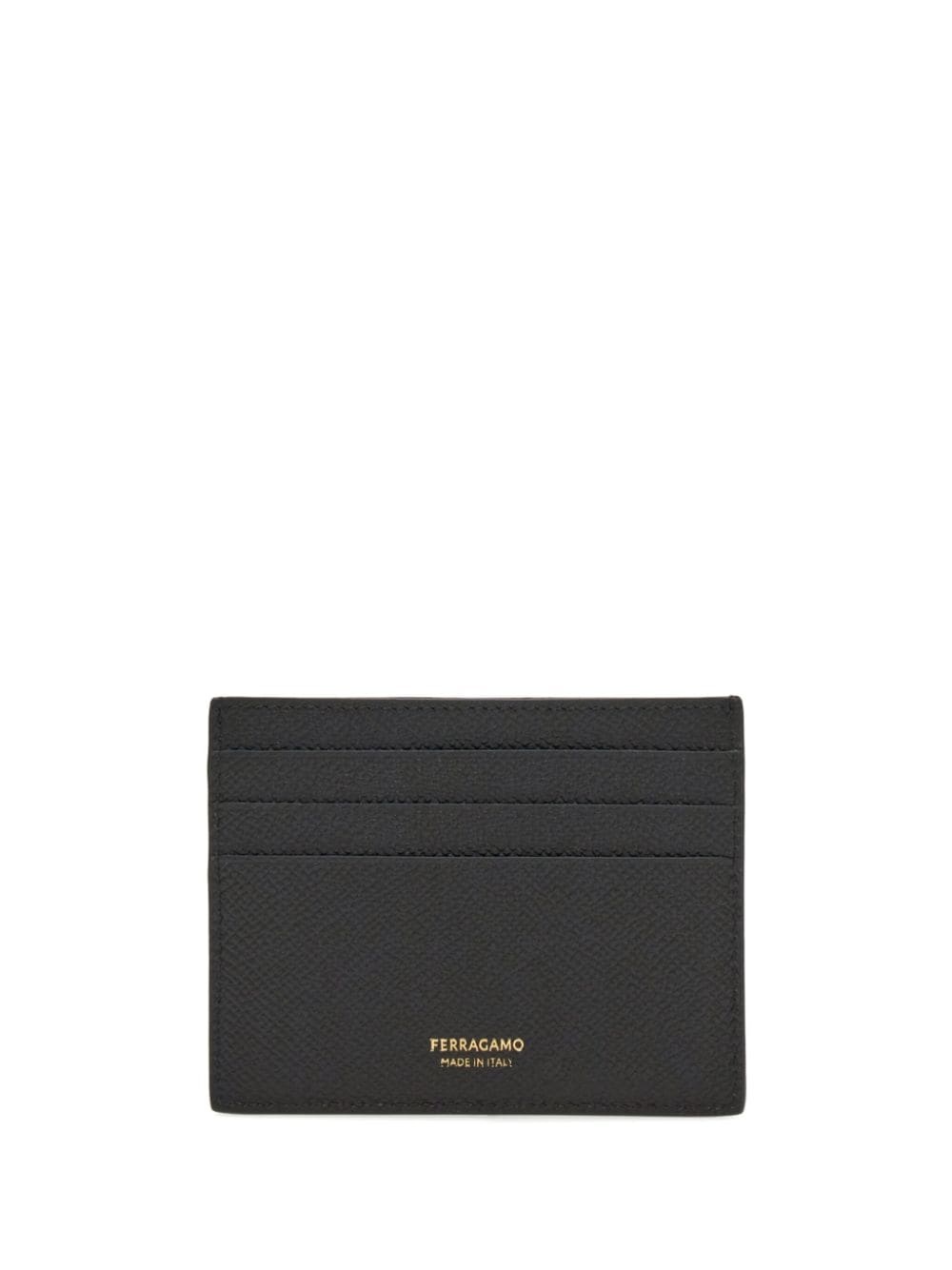Gancini leather card holder - 2