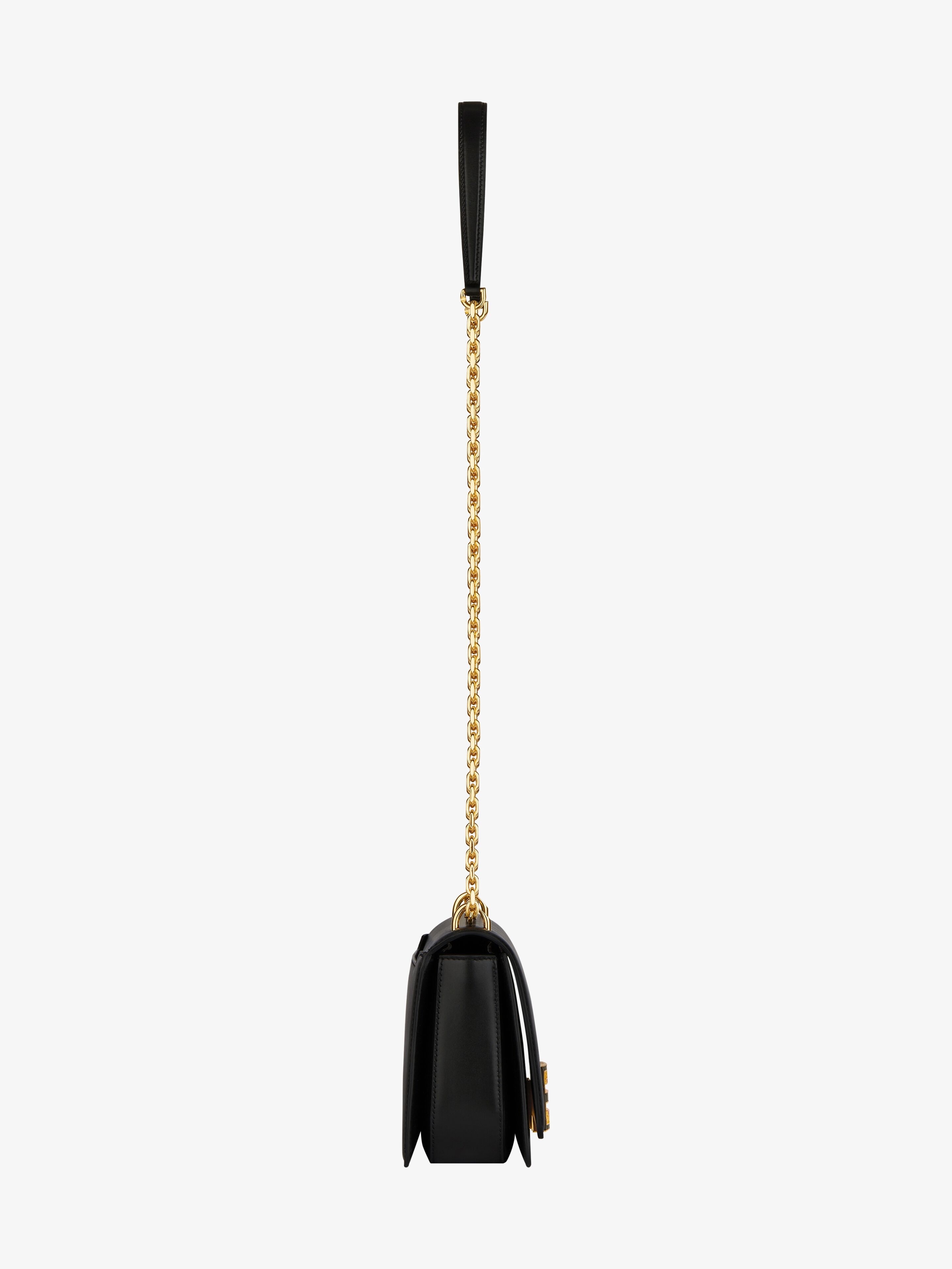 MEDIUM 4G BAG IN LEATHER WITH CHAIN - 4