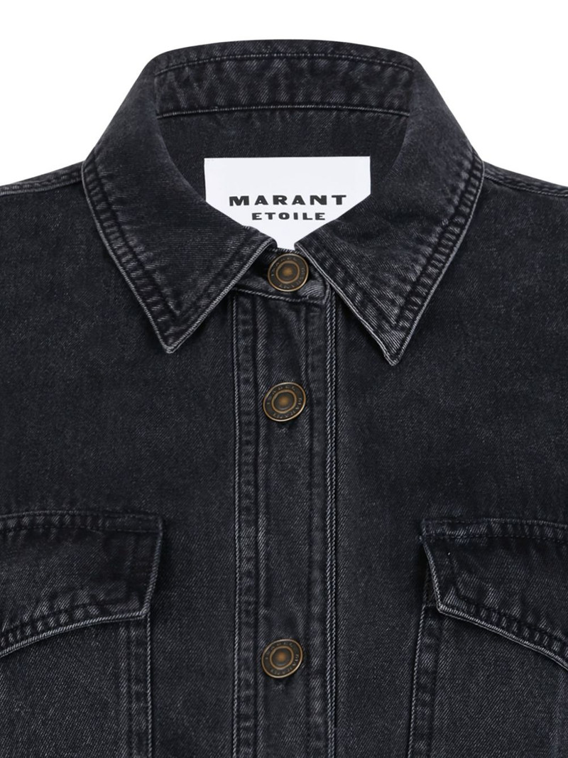 button-fastening 면 데님 재킷 3
