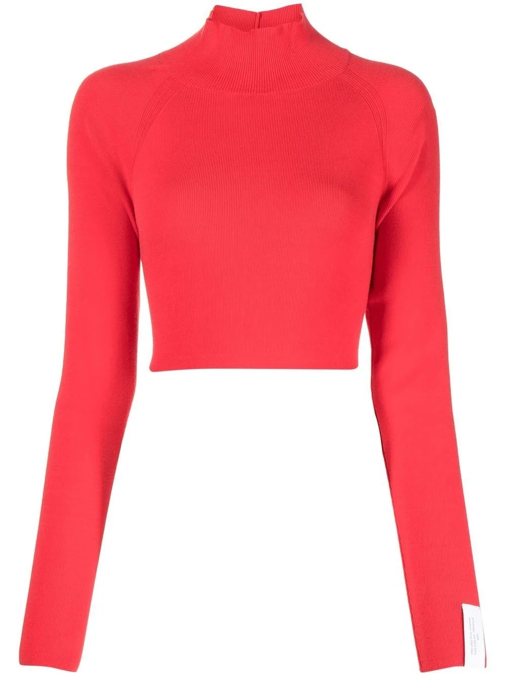 open back knitted top - 1
