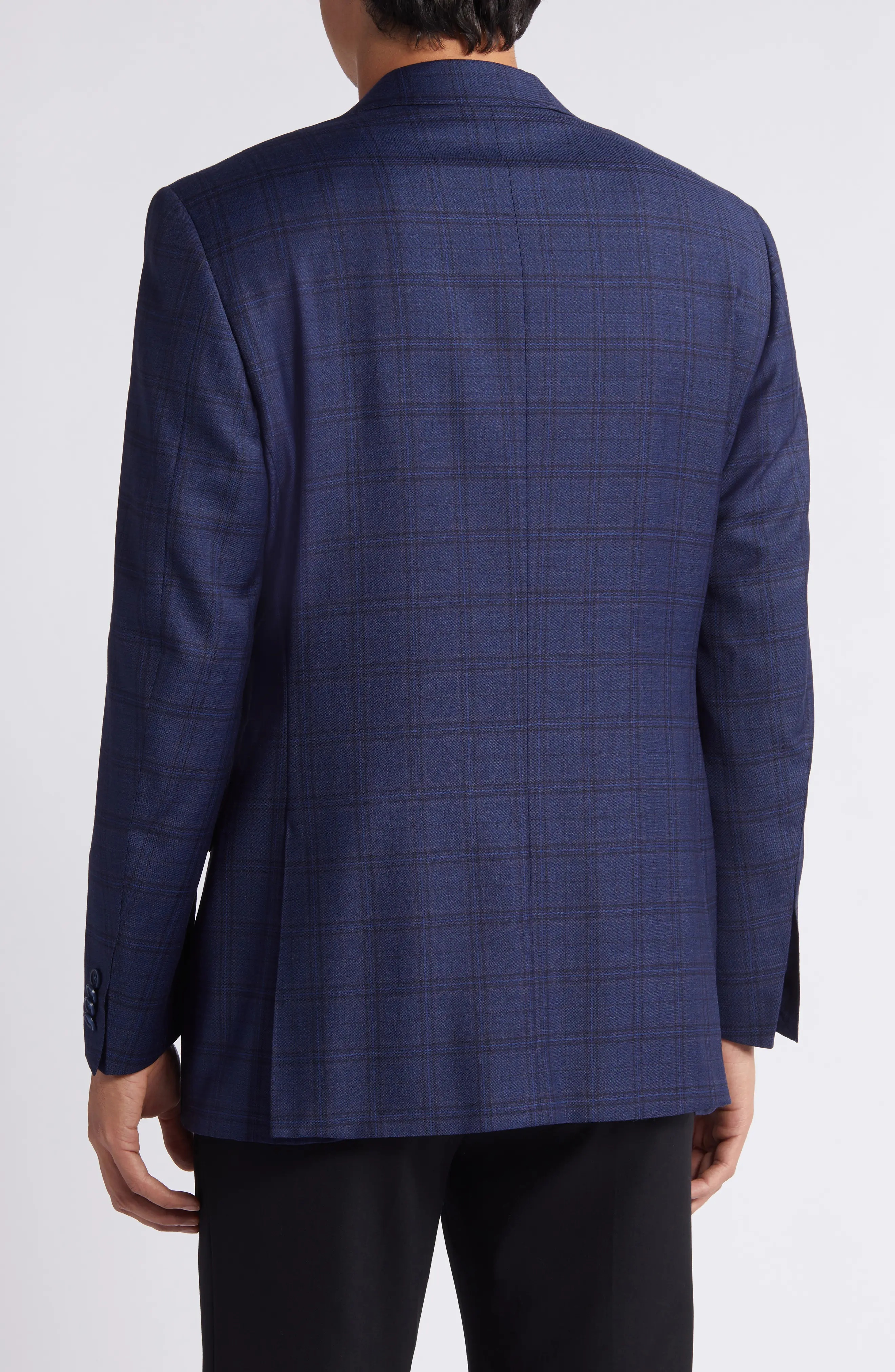 Siena Regular Fit Plaid Wool Sport Coat - 2