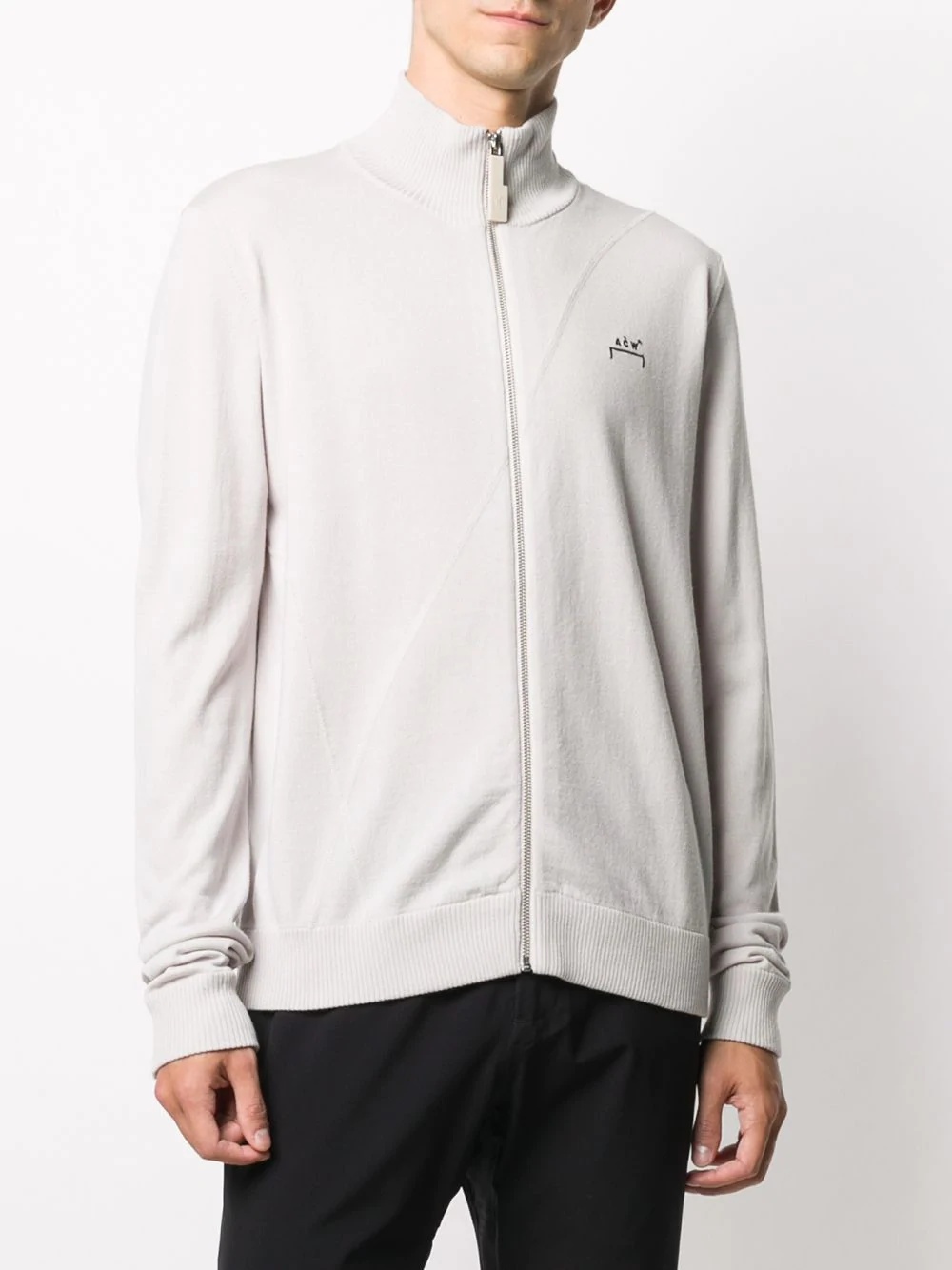 cover stitch zip jumper - 3