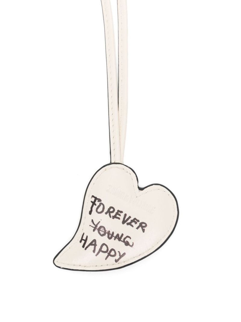 Zadig & Voltaire Grigri Heart keychain outlook