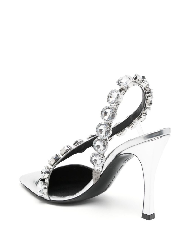 crystal-embellished metallic pumps 3