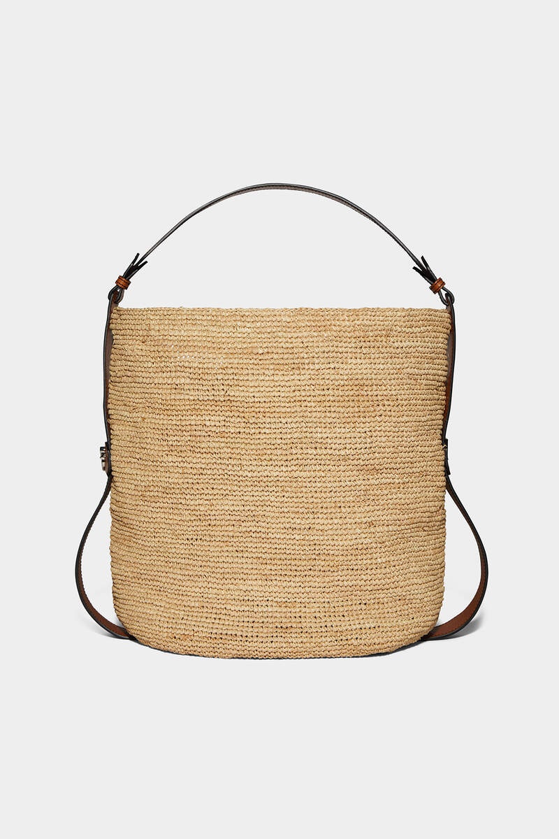 JUNGLE RAFIA HOBO - 1