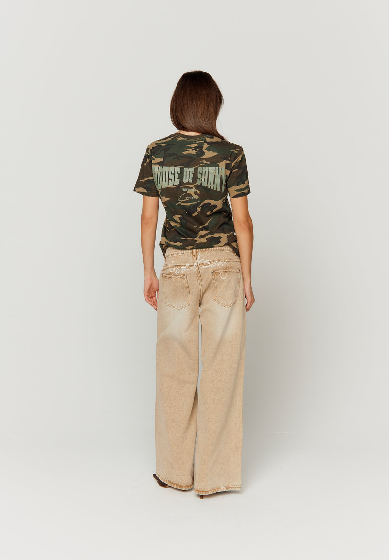 CLASSIC SAND WIDE LEG DENIM 3