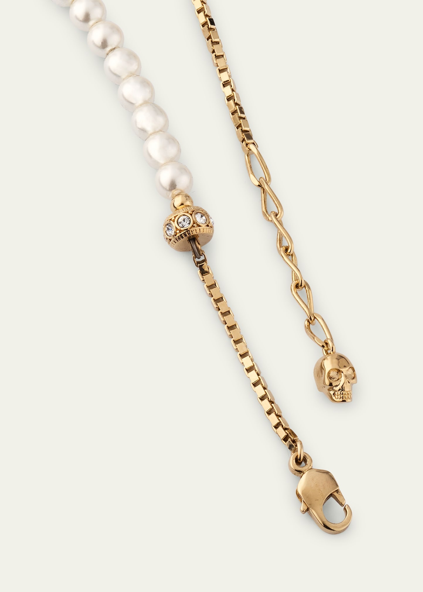 Pearly Skull Necklace - 4