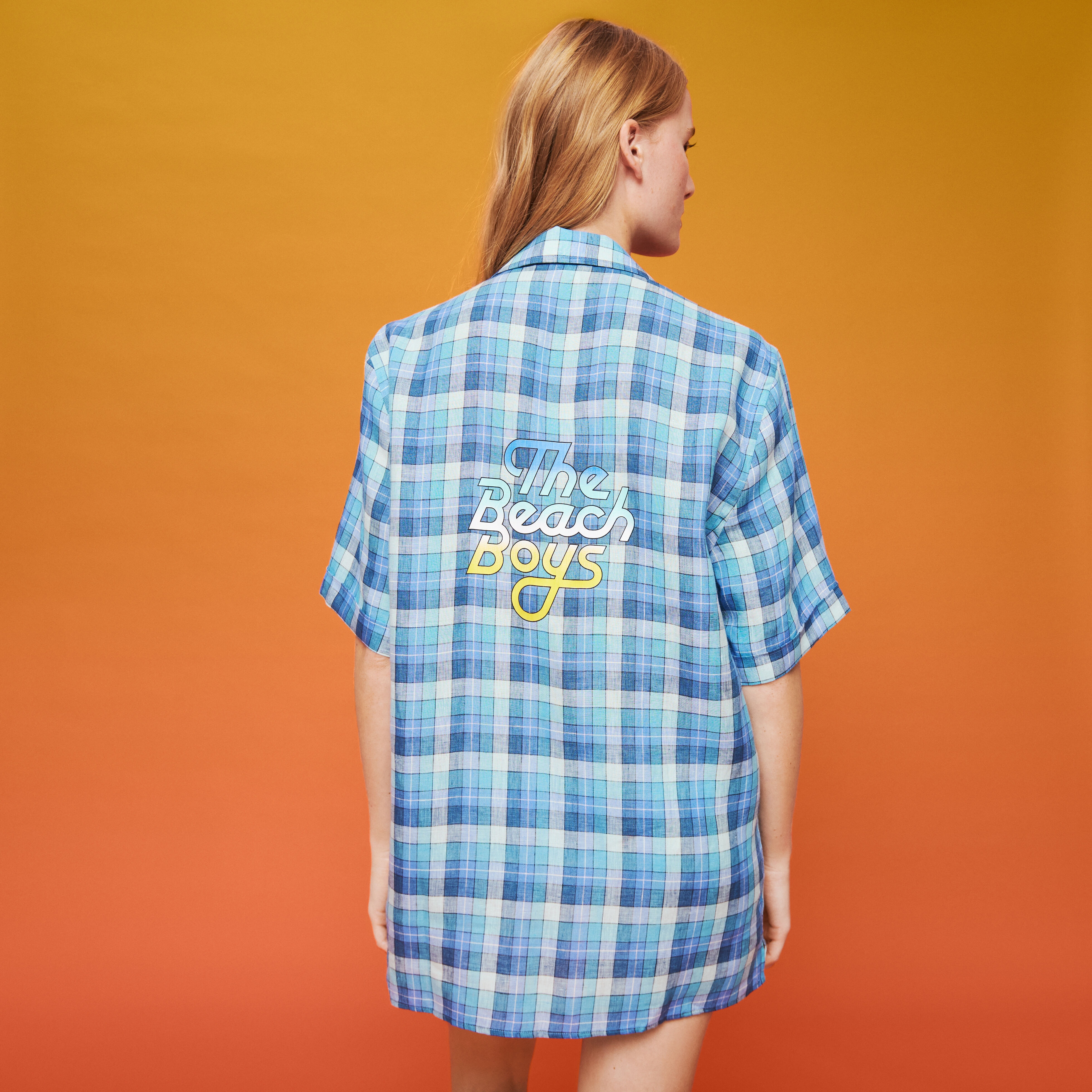 Men Bowling Shirt Checks - Vilebrequin x The Beach Boys - 8