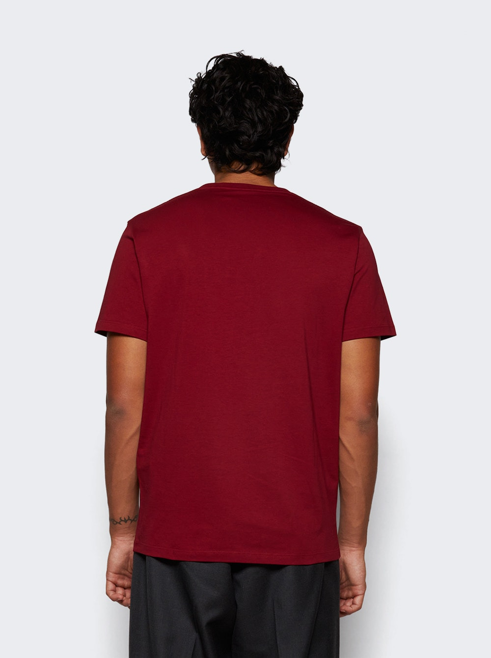Regular Fit T-shirt Burgundy - 5